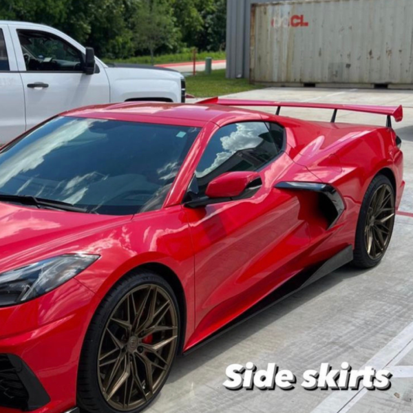 Corvette C8 V1 Side skirts