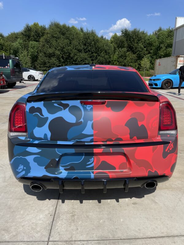 C300 Chrysler 300 SRT Style Spoiler Gloss Black - Image 4