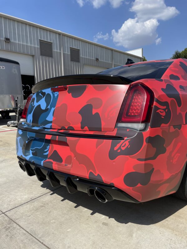 C300 Chrysler 300 SRT Style Spoiler Gloss Black - Image 3