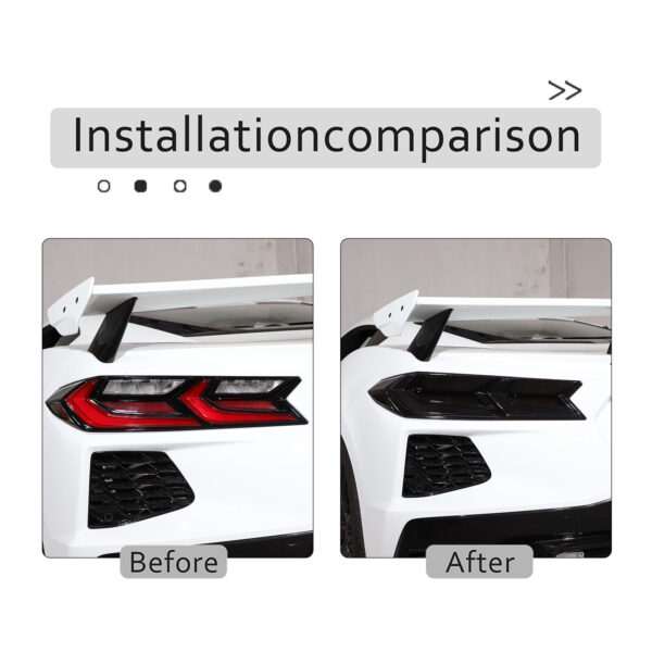 Corvette C8 Smoked Tail Light Covers - Image 4