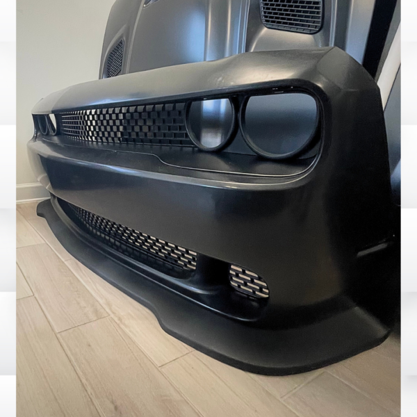 Challenger Hellcat Style Front Bumper fits rt,sxt,scat,etc *WE DO NOT OFFER SHIPPING FOR BUMPERS/HOODS; LOCAL PICKUP ONLY* - Image 3