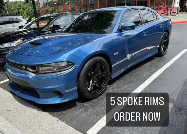 Set of 4 - 5 Spoke Hellcat Style Rim Satin 20x9.5 - Image 4