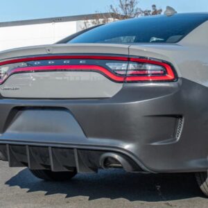 Charger Hellcat SRT style Rear Bumper with diffuser 2015-2023 WE DO NOT OFFER SHIPPING FOR BUMPERS; LOCAL PICKUP ONLY*