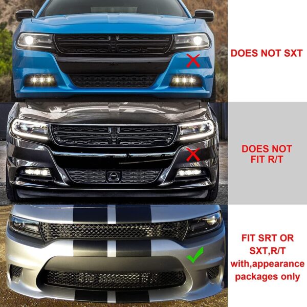 Charger Slim Snorkel Grille (NON LED) - Image 3