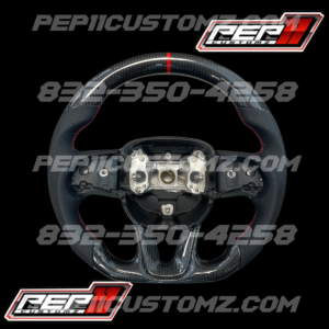 Black carbon red stripe red stitch NO led