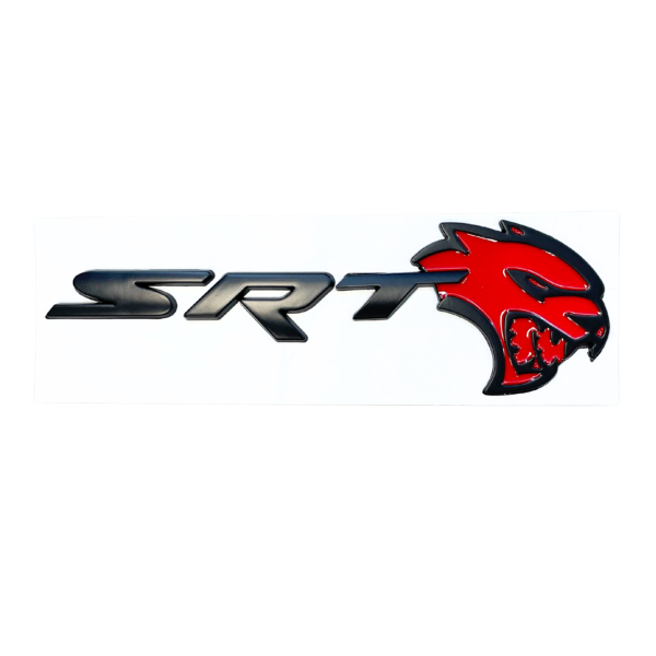 Black and Red SRT Hellcat Emblem