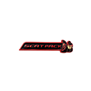 Black and Red Scatpack Emblem 1 Piece