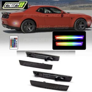 RGB White Side marker / Reflectors - Challenger slim body