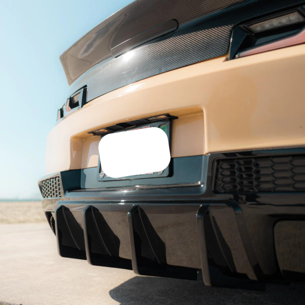 2014-2015 Chevy Camaro Evo Style Shark Fins Rear Diffuser Quad/Single Tips - Image 3