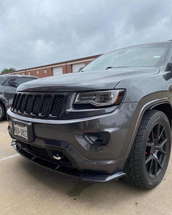 Jeep Grand Cherokee Gloss Front Lip (not trackhawk bumper)