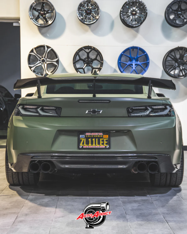 2016-2018 CHEVY CAMARO UMBRA LED TAILLIGHTS GLOSS BLACK/SMOKE LENS - Image 7