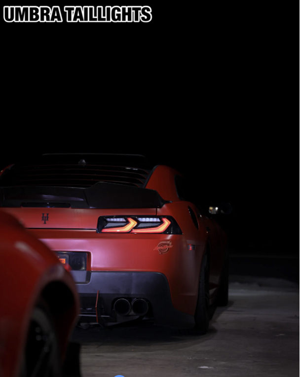 2014-2015 CHEVY CAMARO UMBRA LED TAILLIGHTS GLOSS BLACK/SMOKE LENS - Image 10