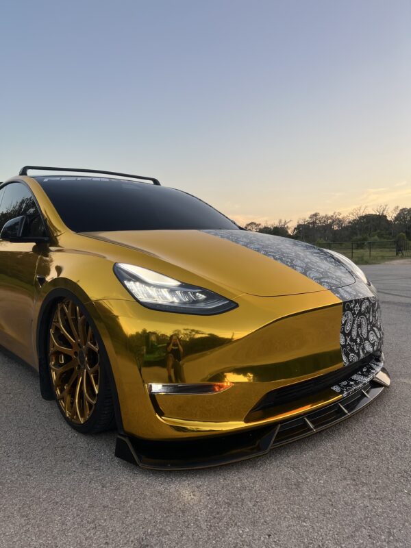 Tesla Model Y gloss front lip