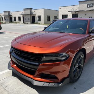 Charger SXT/R/t style bumper front lip v2 Satin