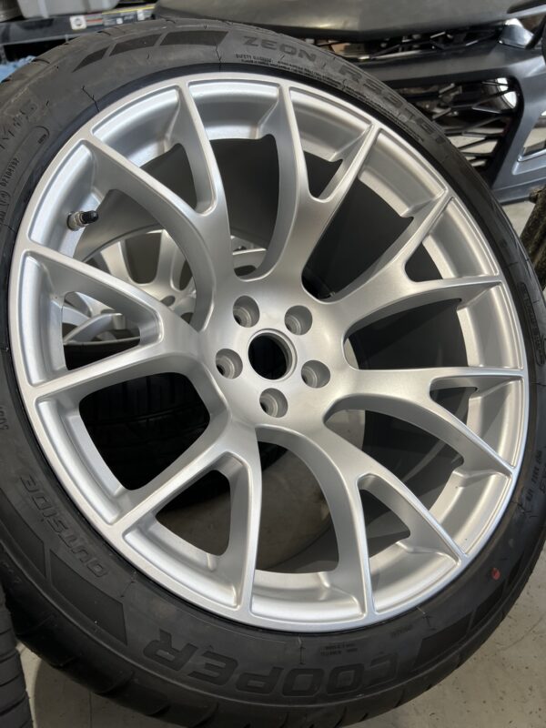 Original Hellcat Style Widebody Matte Silver Wheel (20"x11", -2.5 Offset, 5x115 Bolt Pattern, 71.6 mm Hub - Image 3