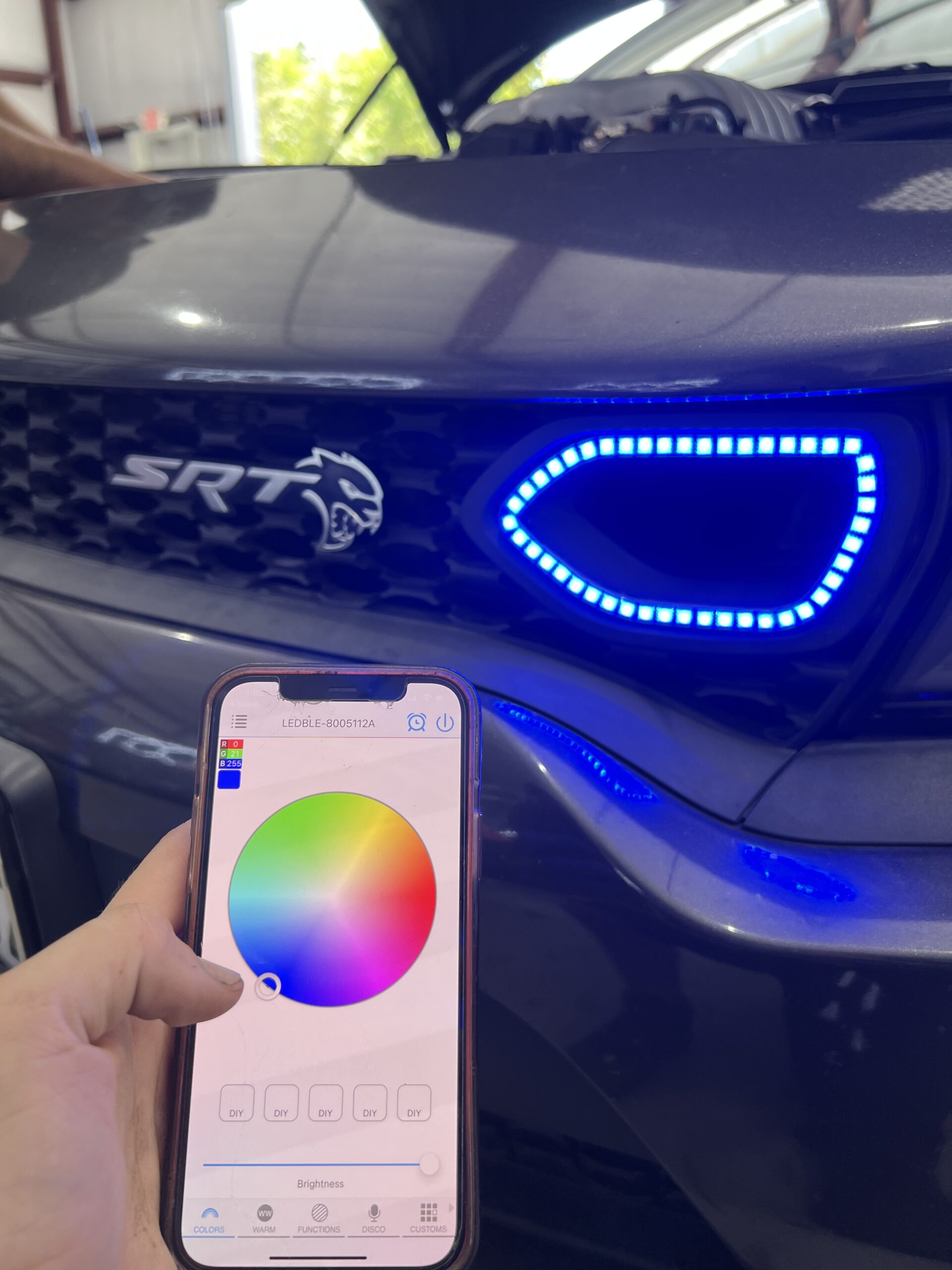 RGB Led Snorkel Inserts-Bluetooth solid Color + Flow - Image 6