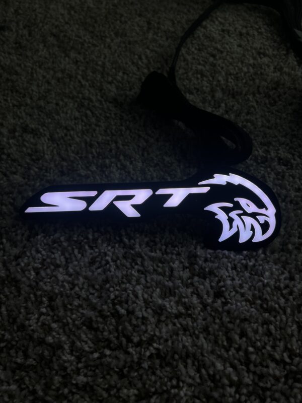 Trackhawk SRT led rgb bluetooth emblem flow (old gen 4 prong) - Image 3