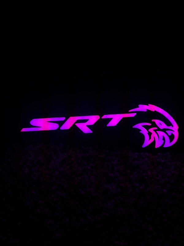 Trackhawk SRT led rgb bluetooth emblem flow (old gen 4 prong) - Image 2