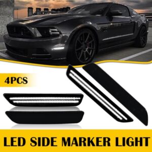 LED White Reflectors - 2010-2014 Mustang side marker
