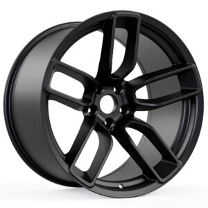 Coffin Style Widebody Matte Black Wheel (20"x11", -2.5 Offset, 5x115 Bolt Pattern