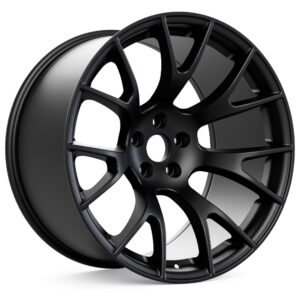 Original Hellcat Style Widebody Matte Silver Wheel (20"x11", -2.5 Offset, 5x115 Bolt Pattern