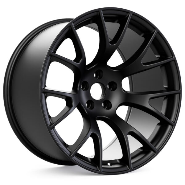 Original Hellcat Style Widebody Matte Silver Wheel (20"x11", -2.5 Offset, 5x115 Bolt Pattern