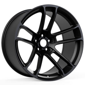 Hellcat Widebody 2 Style Matte Black Wheel (20"x11", -2.5 Offset, 5x115 Bolt Pattern