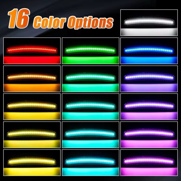 LED RGB White Reflectors/Side marker - Charger 2015+ - Image 4