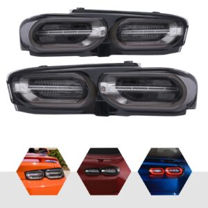 2019-23 Camaro New Darkened Smoked Tinted LED Rear Tail Lamps RH + LH Kit 20 21
