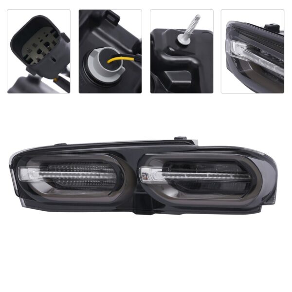 2019-23 Camaro New Darkened Smoked Tinted LED Rear Tail Lamps RH + LH Kit 20 21 - Image 4