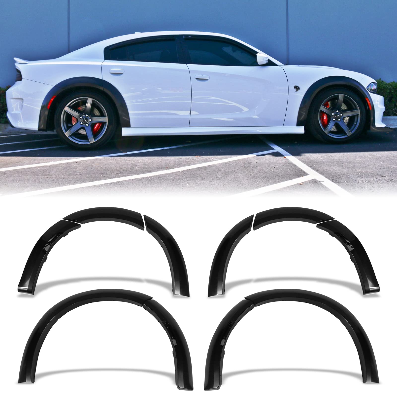 Charger widebody flare only kit