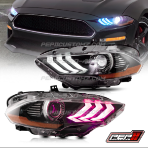 Mustang 2018 + RBG Preassembled Headlight assembly