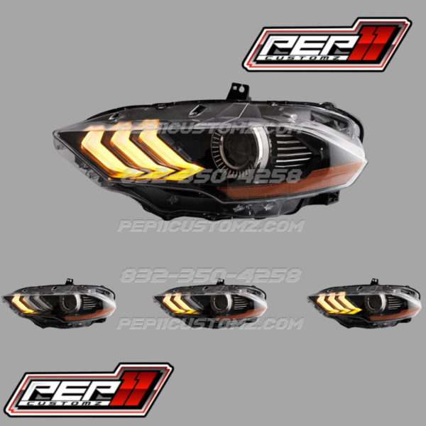 Mustang 2018 + RBG Preassembled Headlight assembly - Image 3