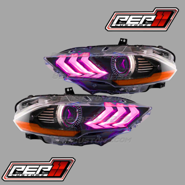 Mustang 2018 + RBG Preassembled Headlight assembly - Image 5