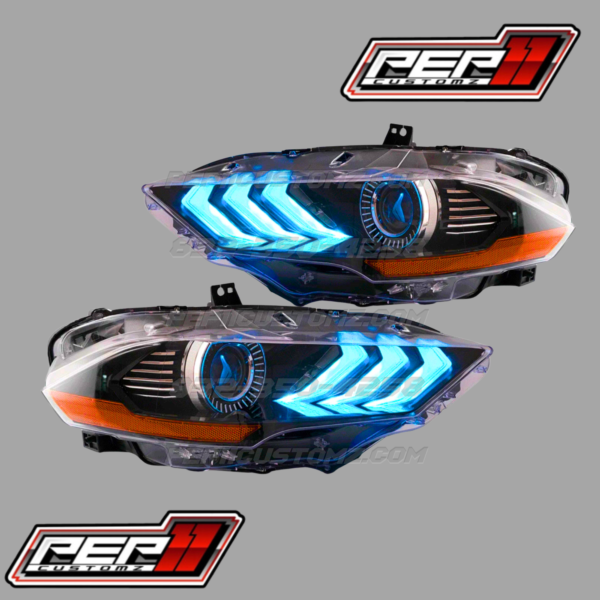 Mustang 2018 + RBG Preassembled Headlight assembly - Image 2