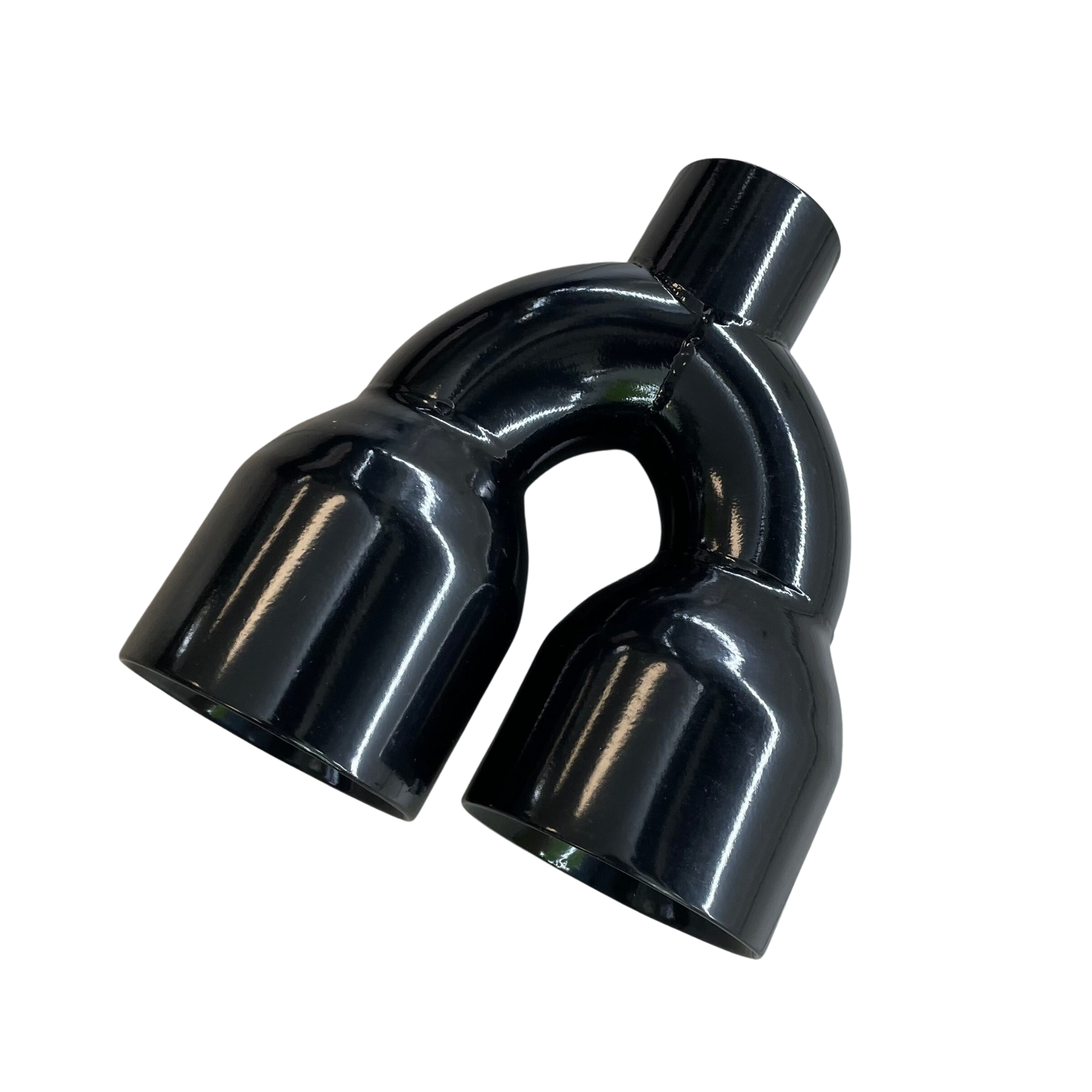 Black Dual Tips Pair