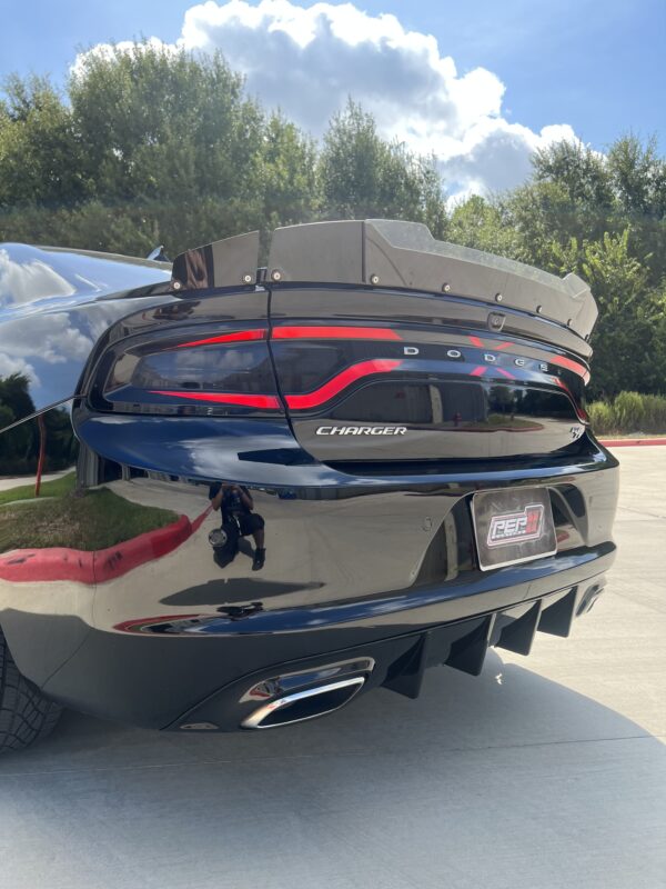 charger 2015 + older bumper rt/se/sxt rectangle tip diffuser - Image 2