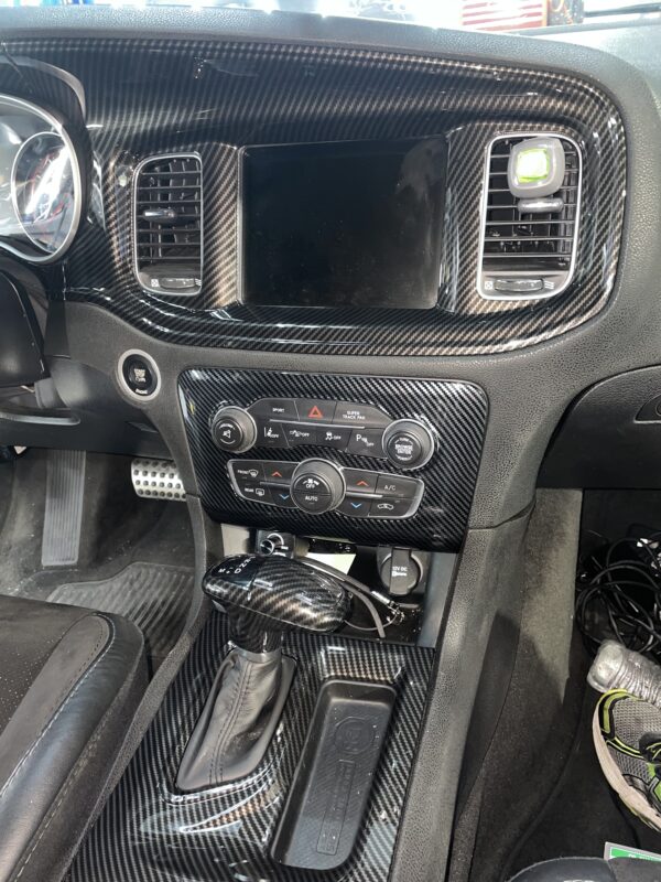 Charger Carbon Print Interior - Radio Cover - Image 4