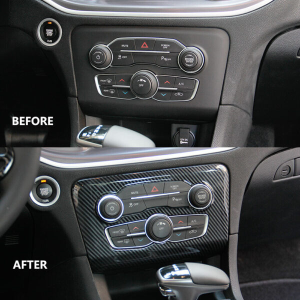 Charger Carbon Print Interior - Radio Cover - Image 2
