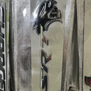 Black and Chrome SRT Hellcat Emblem