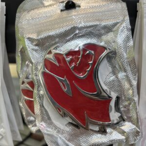 Red & Chrome Hellcat Emblem