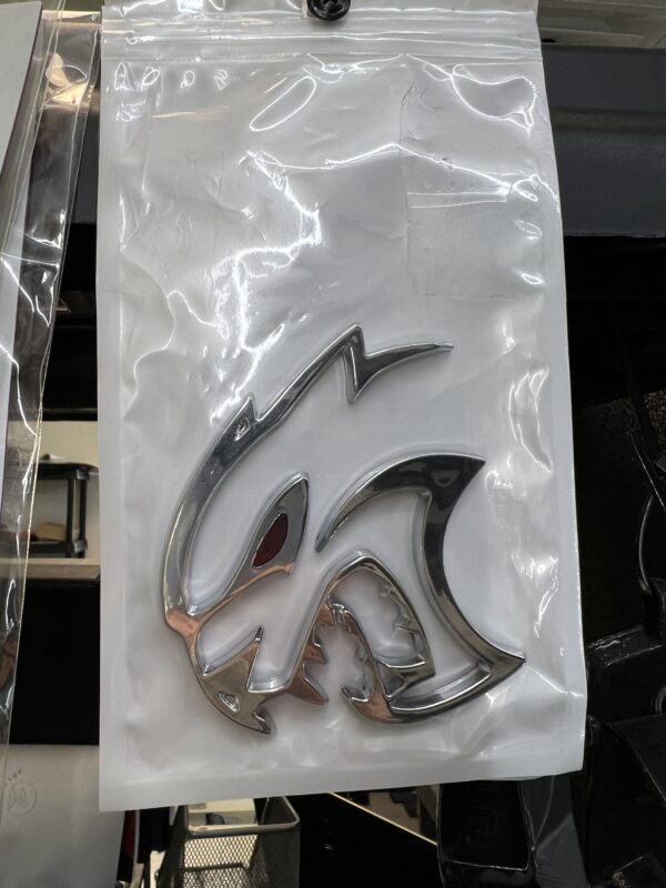 Chrome Hellcat RedEye Emblem