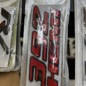 392 Hemi Red & Black emblems