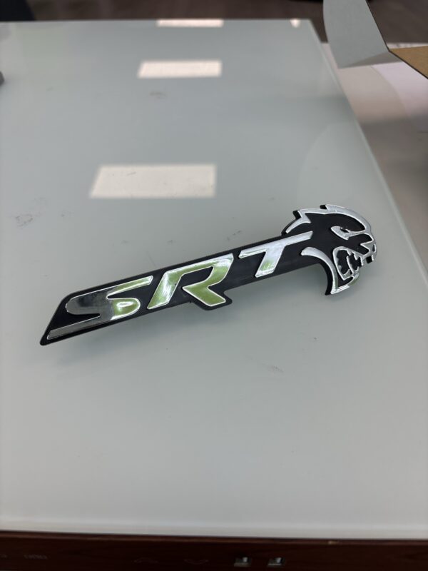 Black SRT HELLCAT grille emblem