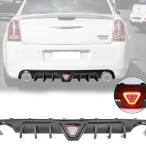 Chrysler 300 C300 Rear diffuser + brake light. 2012-2014 ONLY.