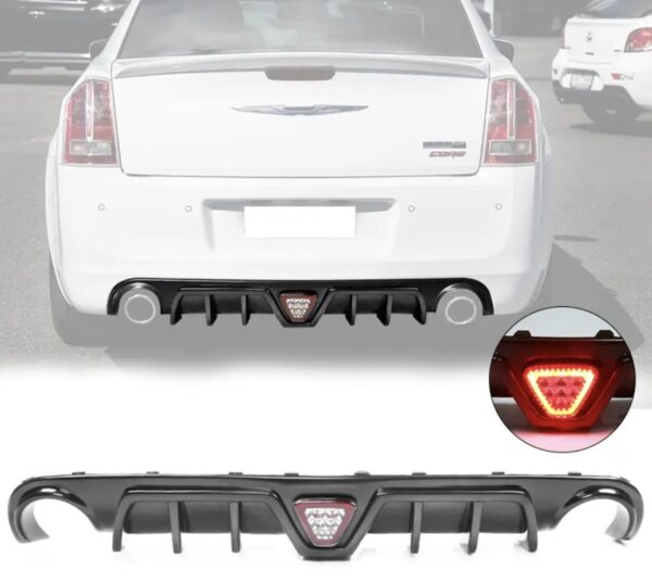 Chrysler 300 C300 Rear diffuser + brake light. 2012-2014 ONLY.