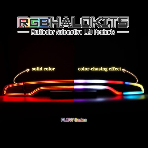 DODGE CHARGER MULTICOLOR NOVA-SERIES PRISMATIC LED TAIL LIGHTS (2015-2023) - Image 4