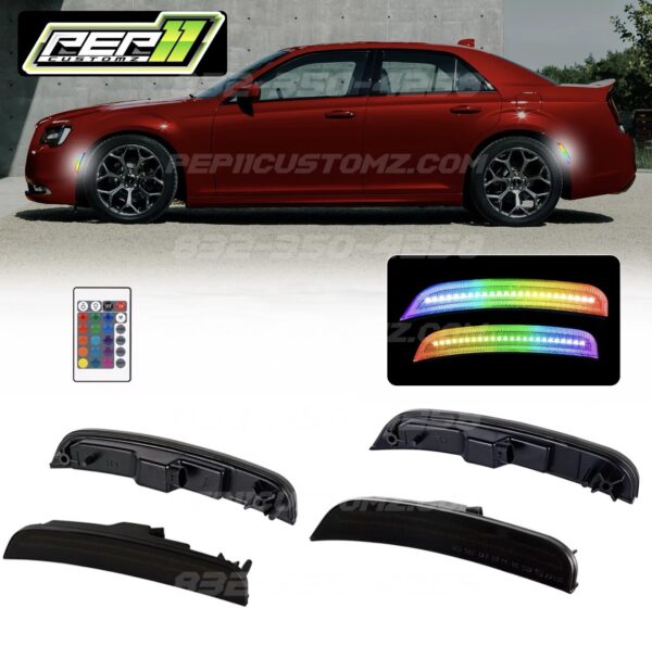 LED RGB Reflectors / Side markers - Chrysler 300 c300