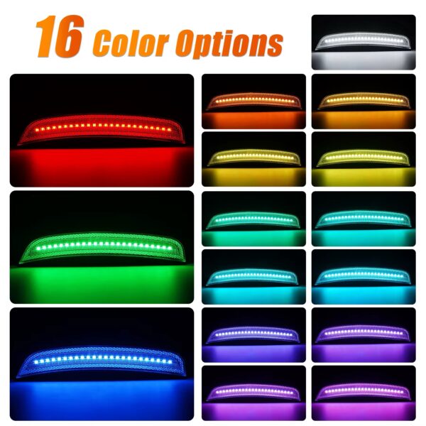 LED RGB Reflectors / Side markers - Chrysler 300 c300 - Image 2