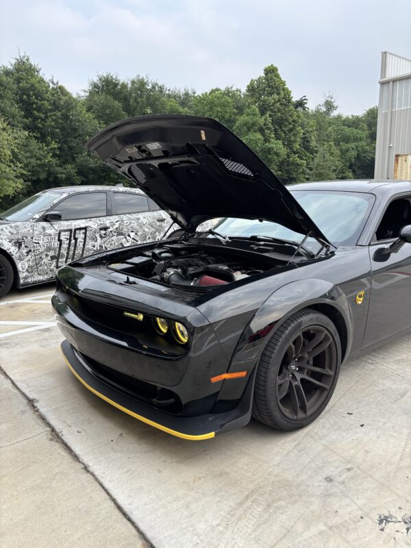 YELLOW Lip guard protector front splitter banana Challenger Hellcat/scatpack  bumper Widebody